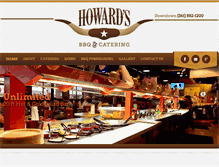 Tablet Screenshot of howards-bbq.com